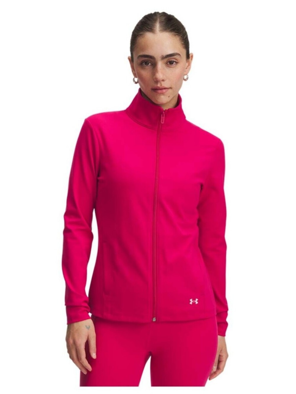 NWT Under Armour Women's Fuchsia Full-Zip Jacket Size Small